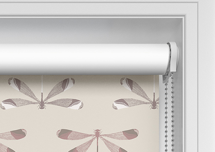 Dragonfly Print, Estate Pink - Twist&Fit Roller Blind - Image 11